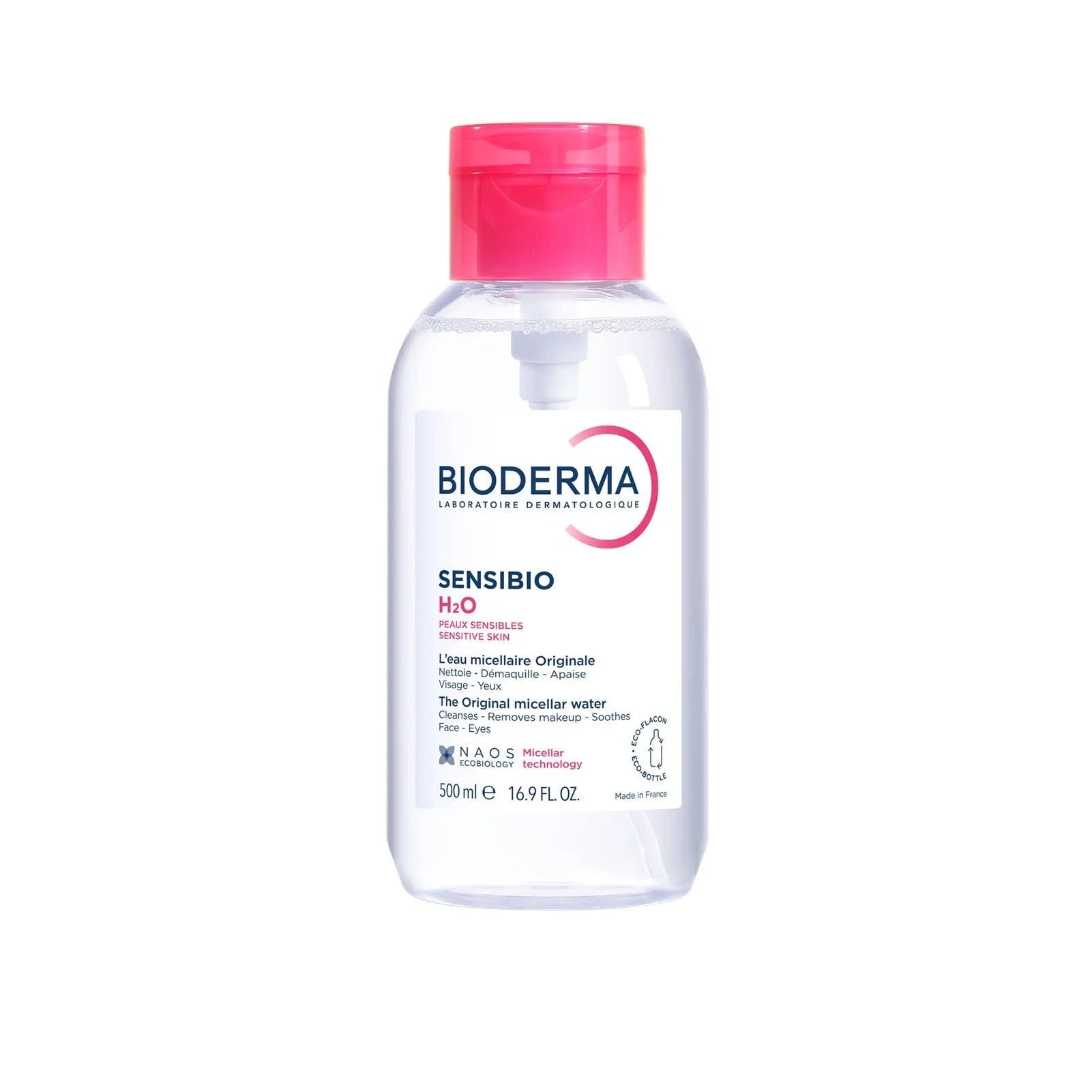 Bioderma Sensibio H2O Micellar Water Cleanser & Makeup Remover 500ml