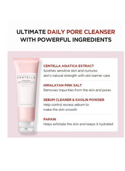 SKIN1004 Madagascar Centella Poremizing Deep Cleansing Foam 125ml