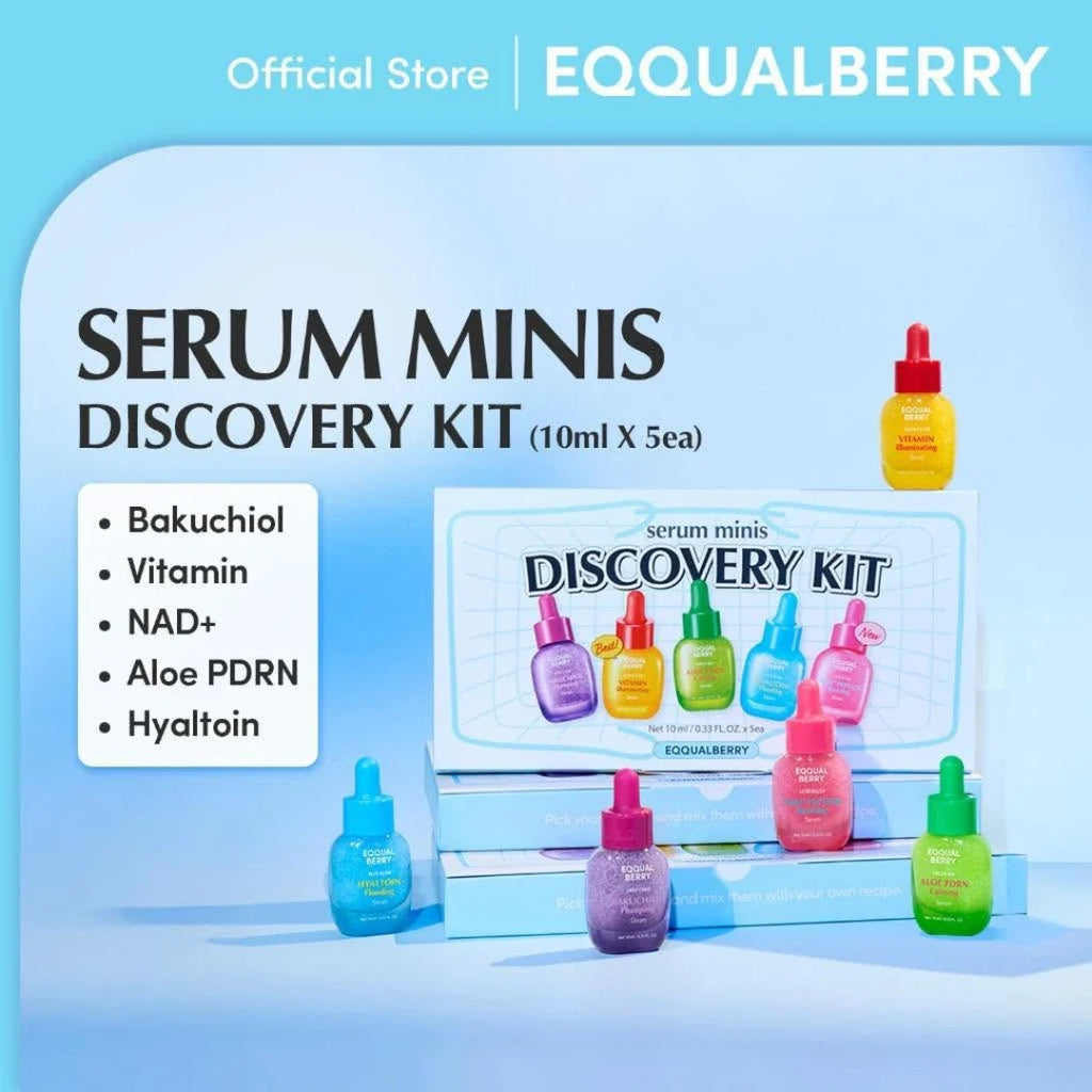 EQQUALBERRY Serum Minis Discovery Kit (5 x 10ml)