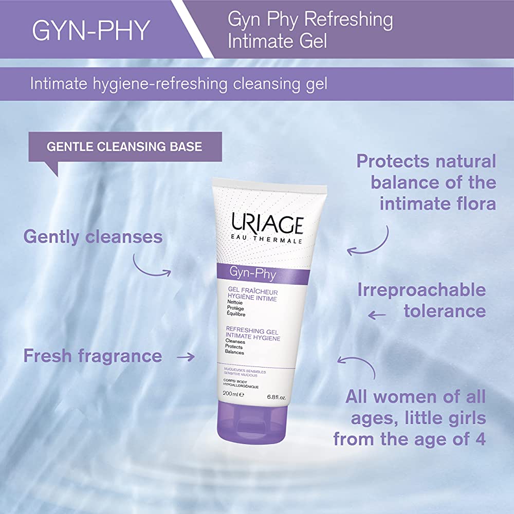 Uriage Gyn-Phy Intimate Hygiene Refreshing Gel (200ml)