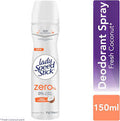 Lady Speed Stick Zero% Fresh Coconut Deodorant Spray (150 ml)