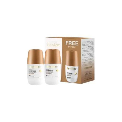 (Beesline Whitening Roll-On Deodorant-Arabian Oud Promo Pack 1+1 free) 50ml