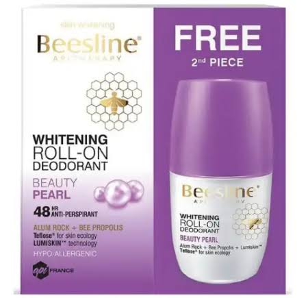 (Beesline Whitening Roll-On Deodorant - Beauty Pearl Promo Pack)(Buy 1 Get 1 Free)