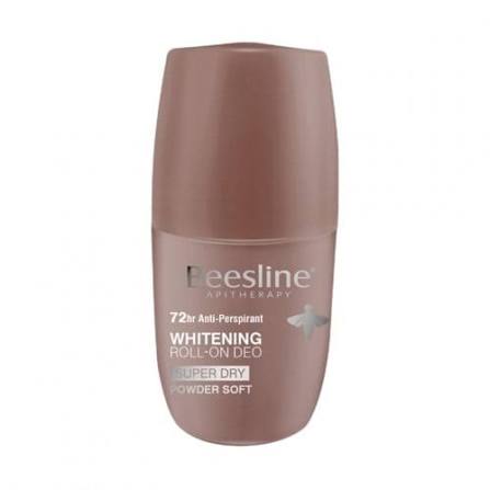 Beesline Men's Whitening Roll-On Deodorant - Super Dry Powder Soft (Buy 1 Get 1 Free) 50ml