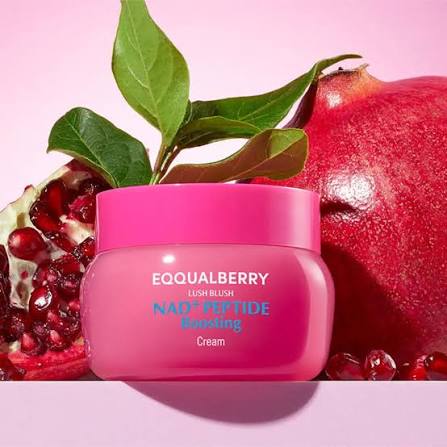 Eqqualberry Lush Blush NAD+ Peptide Boosting Cream (50ml)