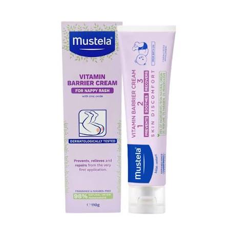 Mustela 123 Vitamin Barrier Cream (baby - enfant) 100g