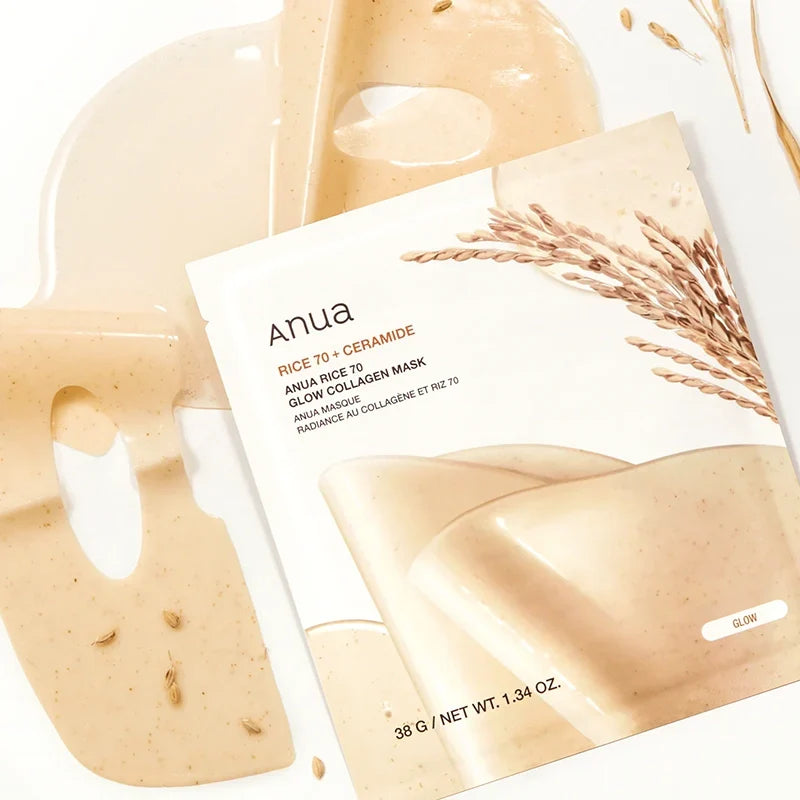 Anua Rice 70 Glow Collagen Mask (RICE 70 + CERAMIDE) 38g