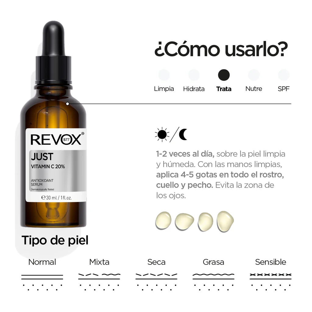 REVOX B77 JUST Vitamin C 20% Antioxidant Serum 30ml