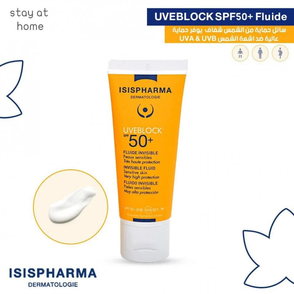ISISPHARMA Uveblock SPF 50+ Fluide Invisible 40ml