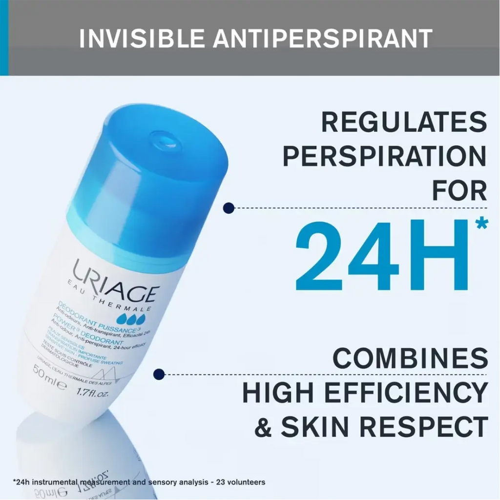 Uriage Power3 Deodorant Roll-On (50ml)